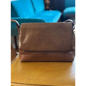 Vintage Liz Claiborne Brown Shoulder Bag Medium